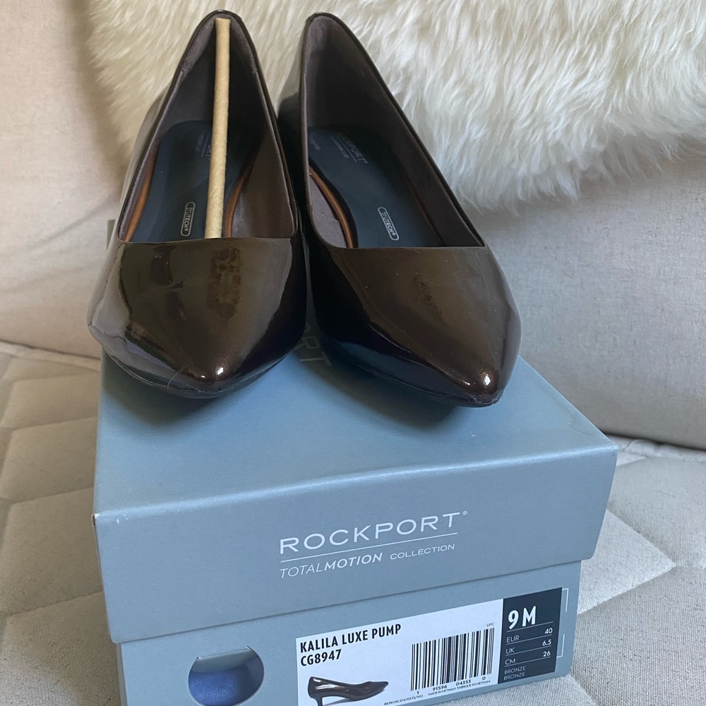 Rockport Kalila Pump, Bronze, 9M brand new